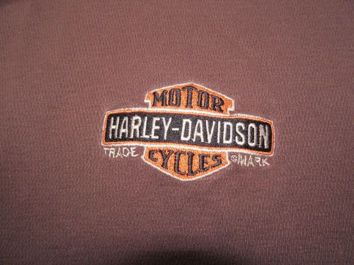 Harley davidson motorcycles latus motors gladstone oregon t shirt brown sz l euc