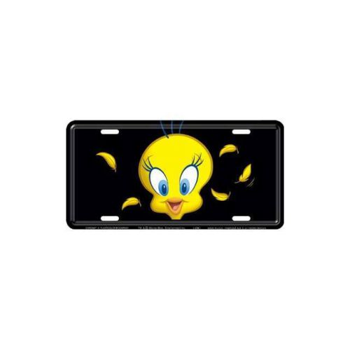 Tweety bird metal license plate