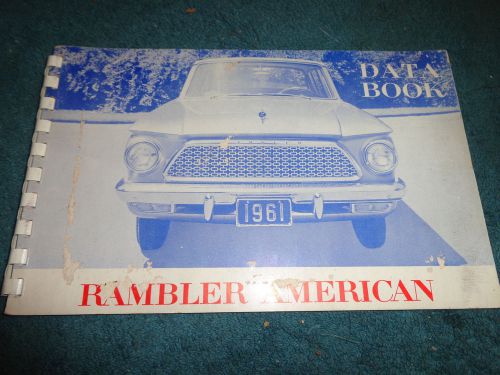 1961 rambler american data facts book / salesman&#039;s reference album / orginal