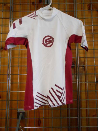 2864200436 sea doo pink/white sm short sleeve ladies vibe top