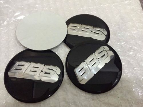 4pcs bbs 70mm black silver wheel center cap decal sticker cap emblem badge honda