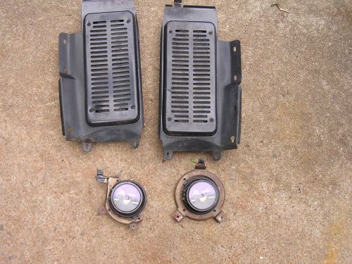 1973-87 chevy gmc truck cab corner speaker &amp; mounting brackets up graded kickers