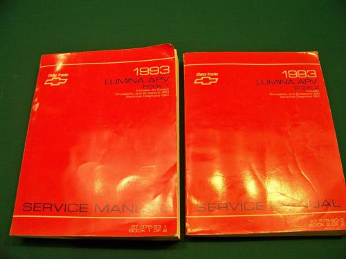 1993 chevrolet lumina apv oem service repair information shop manual