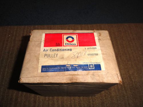 69-78 chevy corvette &amp; 69 camaro, chevelle nova nos a/c compr. pulley 6550750