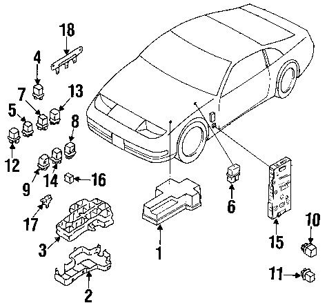Nissan\infiniti 252307996a genuine oem relay