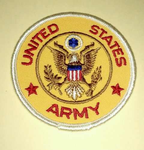 Vintage united states army embroidered motorcycle patch 3"