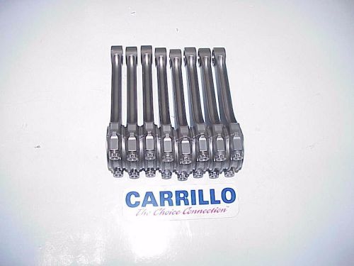 8 carrillo 6.200" h-beam rods 1.850" journal 787" wrist pin from a nascar engine