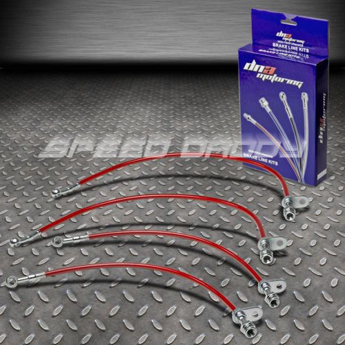Purchase STAINLESS STEEL HOSE BRAKE LINE FOR 0206 RSX DC5/06 CIVIC Si