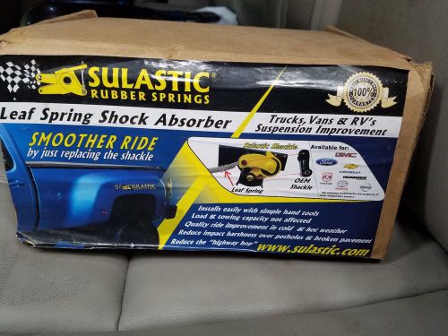 Sulastic sa-06 leaf spring shackle for rear axle 2&#034; drop for 2012 duramax 2500hd