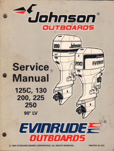 1997 johnson/evinrude outboard 125c,130,200,225,250  90'lv service manual (501)