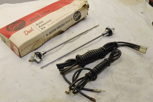 Vintage nos dual rear mount radio antenna kit 1950s&#039; -1960s&#039; all models