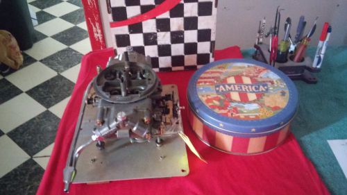 Holley 850 double pumper list # 4781 cheater base plate braswell b9 nascar