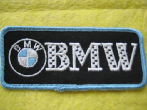 Vintage bmw motorcycle patch 4 3/4" x 2"