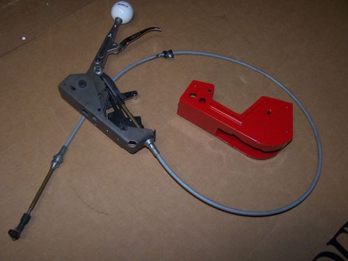Hurst quartwer stick shifter 3160001 w/ cover p/g trans chevy drag race b&amp;m