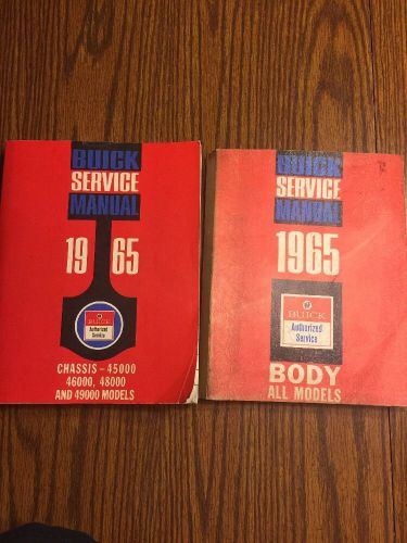 1965 buick service manuals all body models
