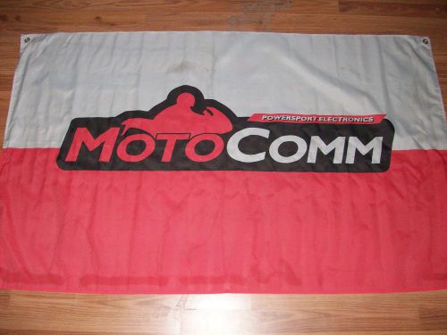 Motocomm official banner flag 3 ft x 2.5 ft mx motocross sx