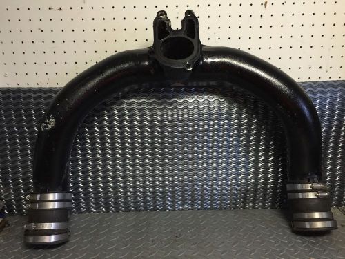 Mercruiser off-set bolt pattern 3" exhaust y pipe alpha gen 1 w/ bellow flappers