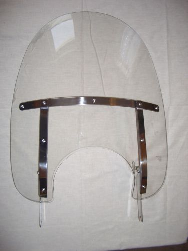 Harley davidson windshield assy ’12 road king, oem p/n 57994-94 damaged