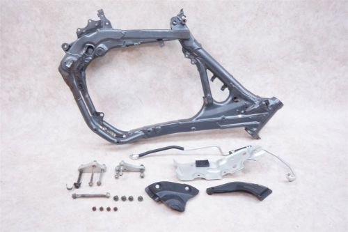 2000 00 suzuki drz400 drz 400 frame chassis &amp; skid plate &amp; motor mounts