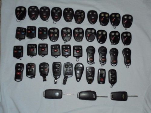 Huge lot of 42 remote keyless entries chevy ford dodge kia toyota hyundia mazda