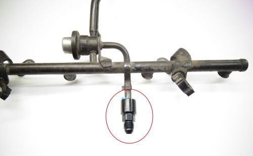 Ls1 swap fuel rail inlet line fitting adaptor 3/8" 6an lsx ls ls6 5.7 6.0 424