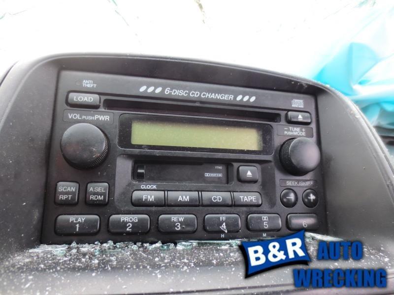 Radio/stereo for 02 03 04 honda crv ~ am-fm-cd-cass 6 disc face id 1tn0