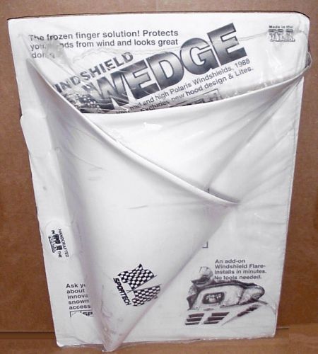 Polaris windshield flares gauntlets extensions 1988 - 1998 indy snowmobile white