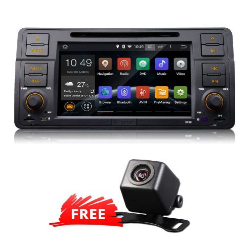 Us 7" quad-core android 4.4.4 hd car dvd player gps stereo mp3 usb i for bmw e46