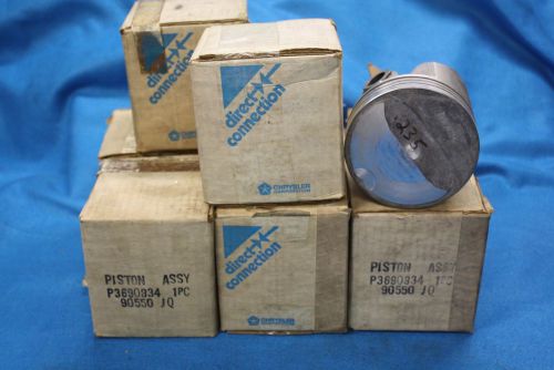 Nos mopar direct connection set of 8 440 dome pistons new