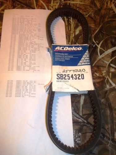 Snowmobile belt sb 254320 for artic cat-bombardier-ski doo n.o.s