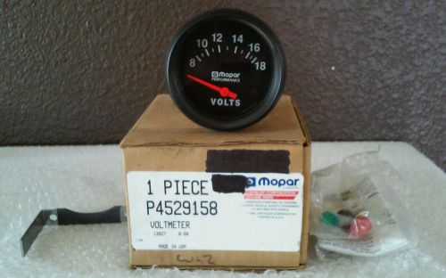 Mopar performance voltmeter. new with original packaging