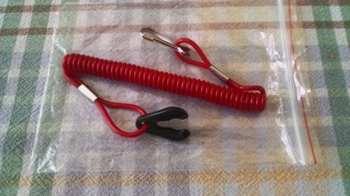 Universal boat outboard engine motor kill switch safety tether lanyard for honda
