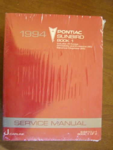 1994 pontiac sunbird j-carline service manual