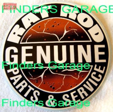 Genuine rat rod parts decal/sticker
