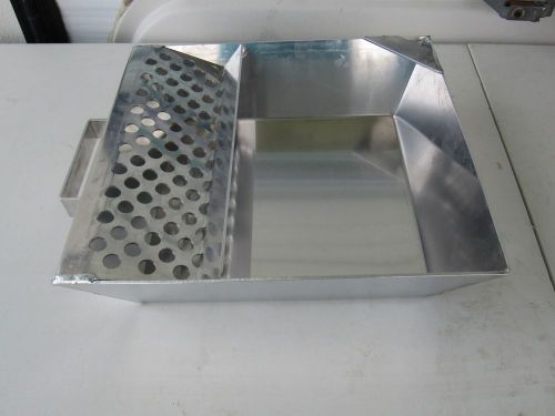 Aluminum quick change gear drain pan dirt late model imca sprint car nascar race