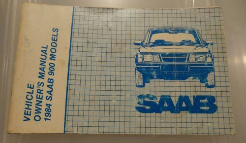 1984 saab 900 owner's manual
