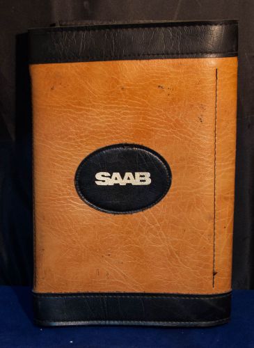 Genuine saab owners manual and document pouch/folder 900 - 99