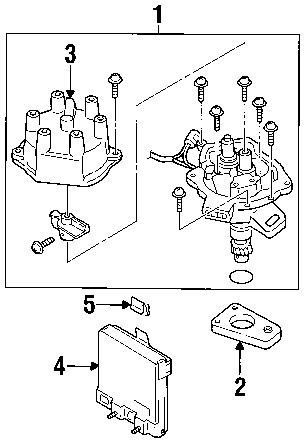 Nissan\infiniti 221001w601re genuine oem distributor assy