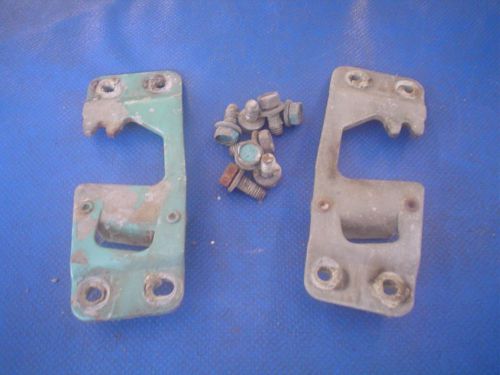 64 65 66 chevy chevrolet chev gmc truck door striker plates with bolts original