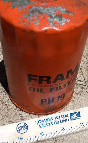 U.s. old car and commercial  filter,  fram ph-19.     nos.      item:  4219