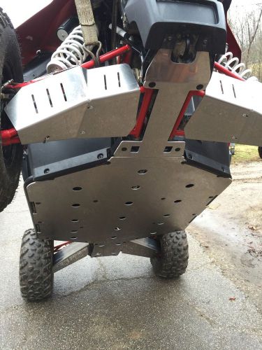 Arctic cat wildcat trail/sport 700 aluminum chassis skid plate frame guard