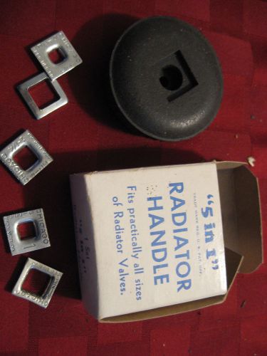 Radiator handle 5 in 1 fits practically all sizes of radiator valves