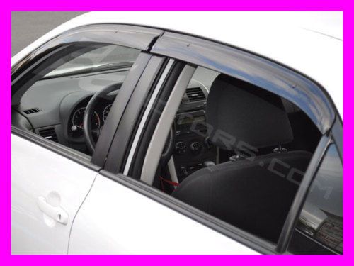 Corolla 2008 2009 2010 2011 2012 2013 premium window visors w/ clip-on brackets
