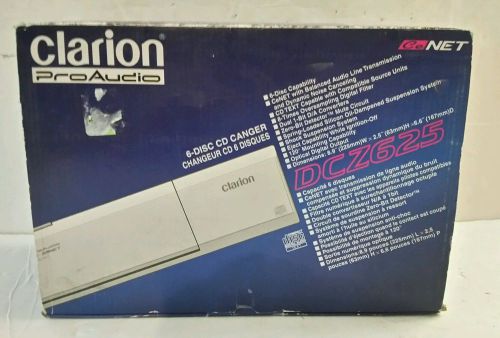 Clarion dcz625 pro audio 6-disc cd charger