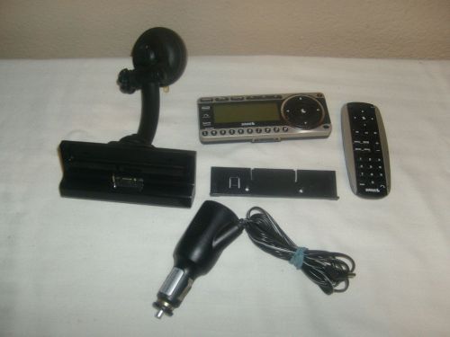 Sirius satellite removable radio control head st4  vehicle dock supv1 &amp; remote