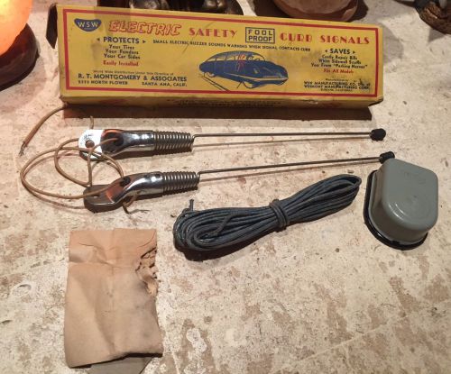 Pair of nos vintage original automobiles electric fender mounting parts