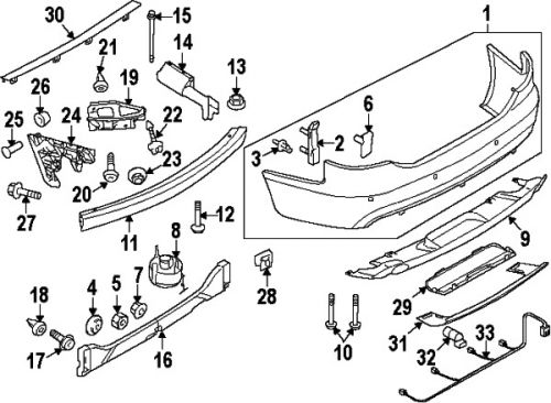Audi 7h0919275egru genuine oem reverse sensor