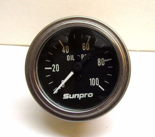 Vintage sunpro oil pressure gauge