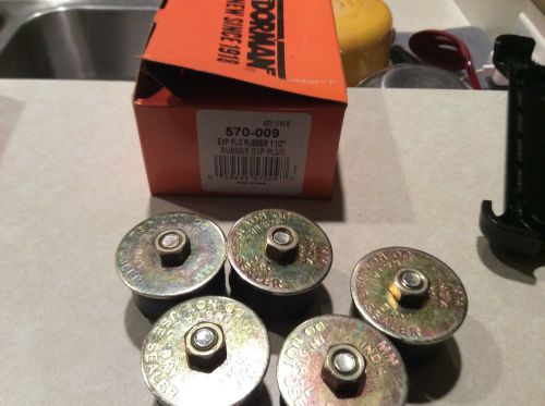 Engine rocker arm shaft end plug dorman 570-009 expandable plug 11/2" lot of 5