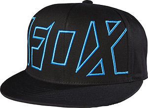 Fox racing crisis mens flexfit hat black one size